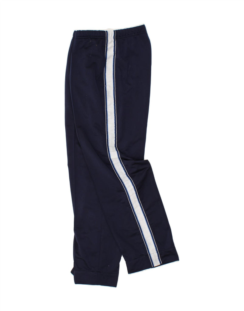 SERGIO TACCHINI Mens Tracksuit Trousers IT 50 Medium Navy Blue | Vintage Sergio Tacchini | Thrift | Second-Hand Sergio Tacchini | Used Clothing | Messina Hembry 