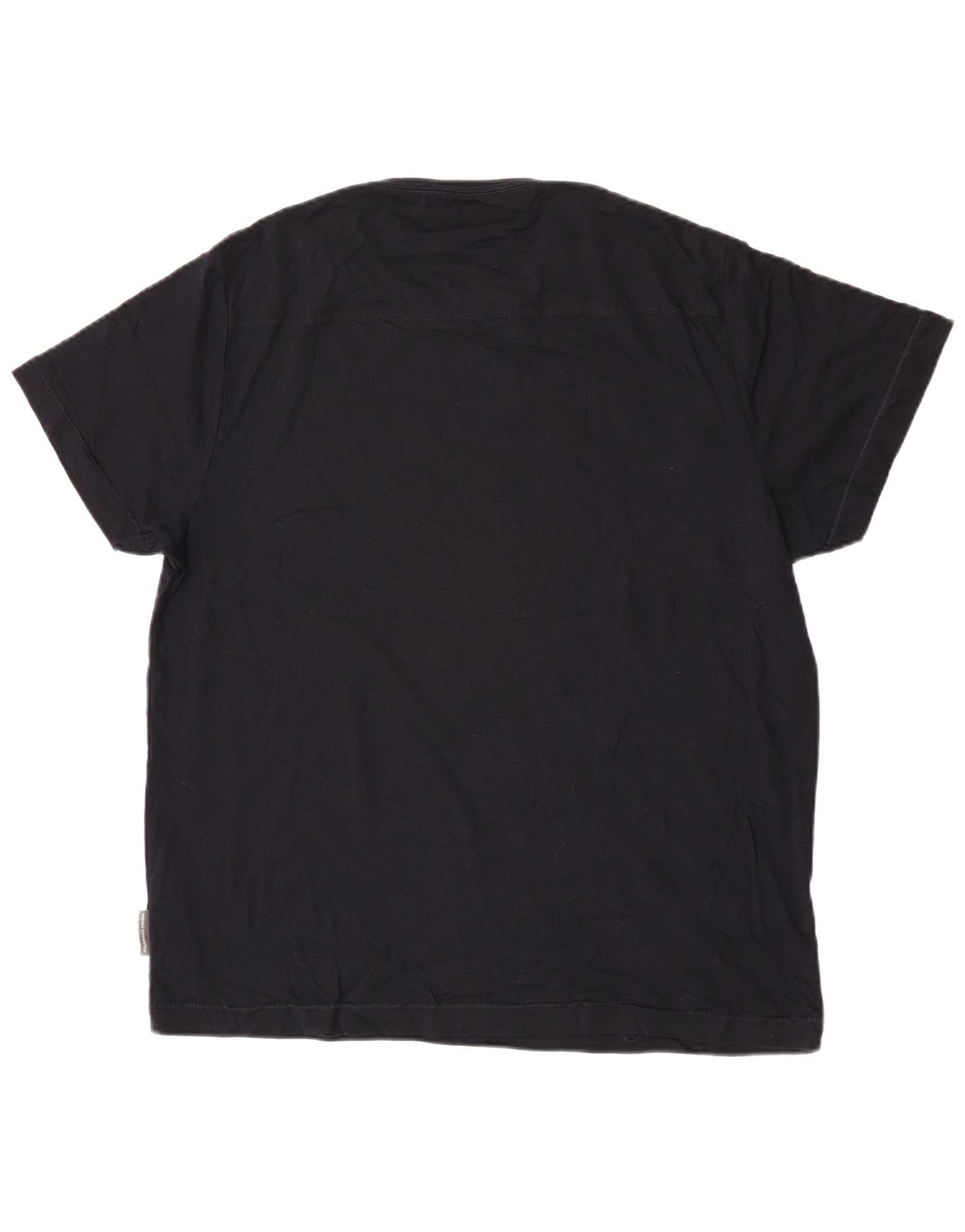 French Connection Mens T-Shirt Top 2XL Black Cotton