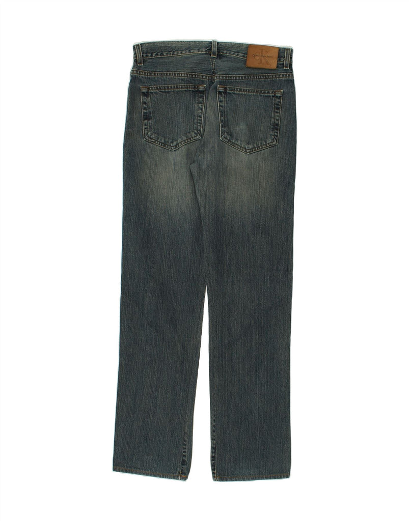 CALVIN KLEIN Mens Straight Jeans W31 L31 Navy Blue Cotton | Vintage Calvin Klein | Thrift | Second-Hand Calvin Klein | Used Clothing | Messina Hembry 