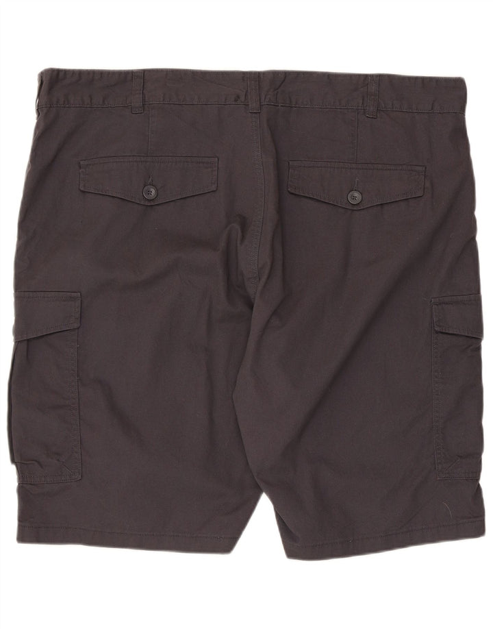 MOUNTAIN WAREHOUSE Mens Cargo Shorts W42 2XL Grey Cotton