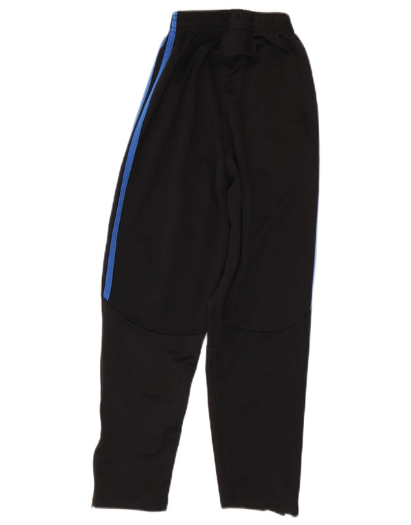 ADIDAS Boys Manchester United Graphic Tracksuit Trousers 15-16 Years Black