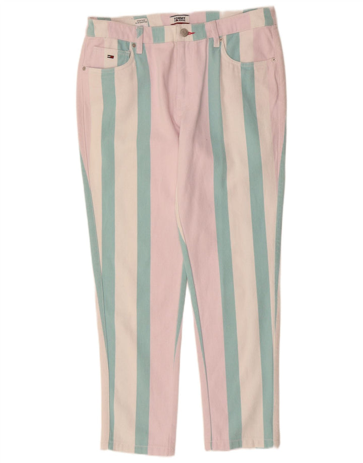 TOMMY HILFIGER Womens Izzy High Rise Cropped Jeans W30 L28 Multicoloured