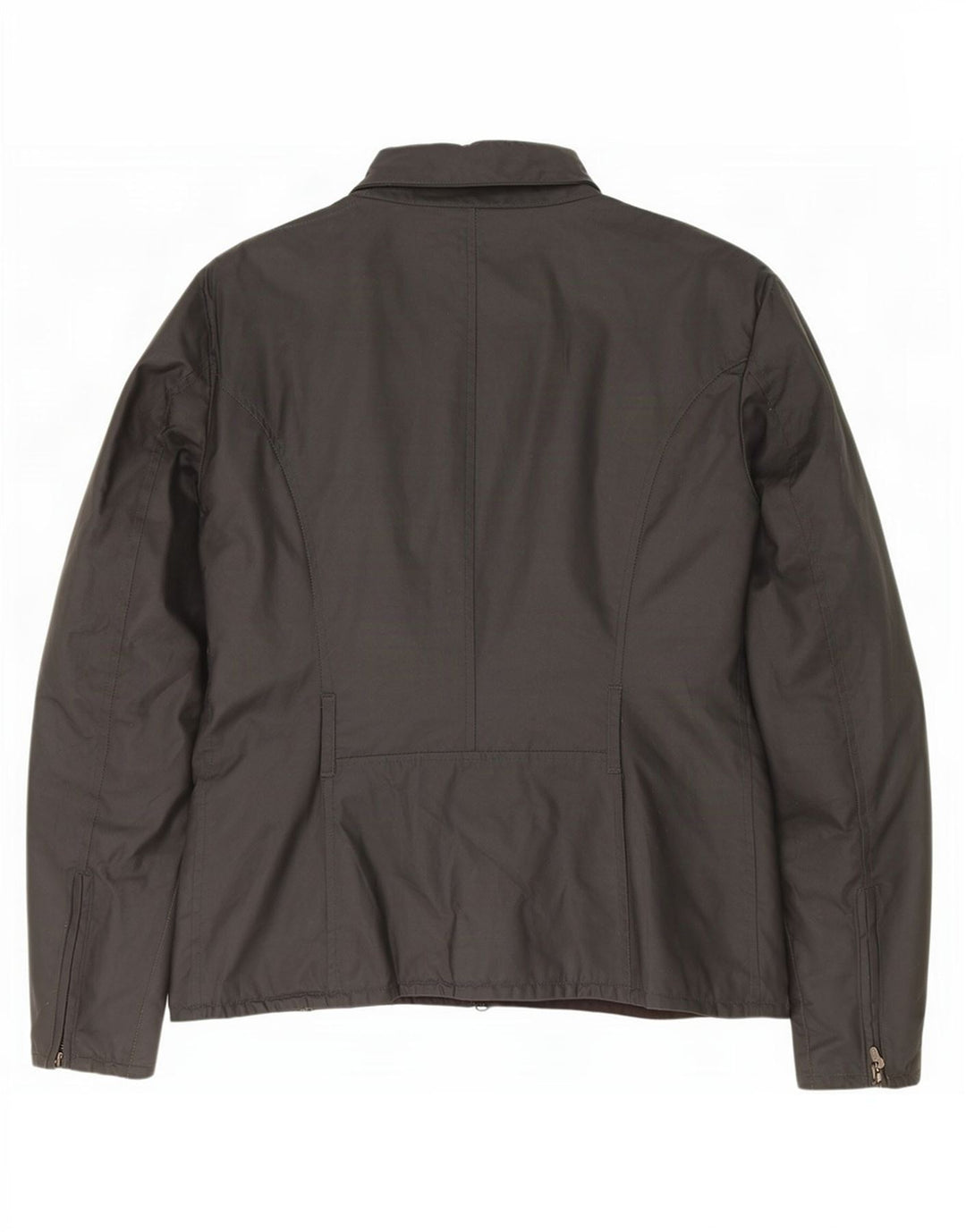 Belstaff Womens Utility Jacket IT 46 Large Navy Blue Cotton