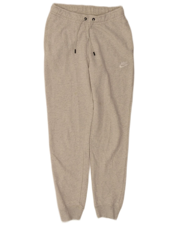 Nike Womens Tracksuit Trousers Joggers UK 6 XS Grey Cotton