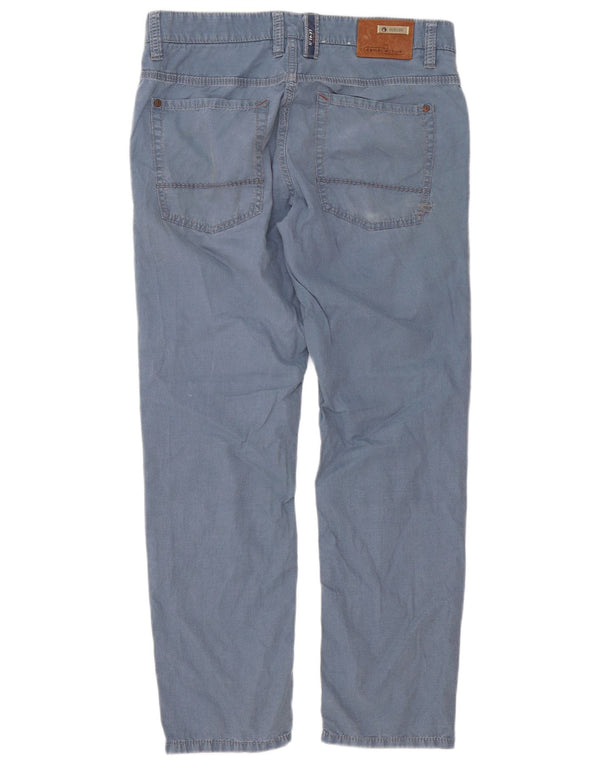 Camel Active Mens Hudson Slim Casual Trousers W34 L30 Blue Cotton