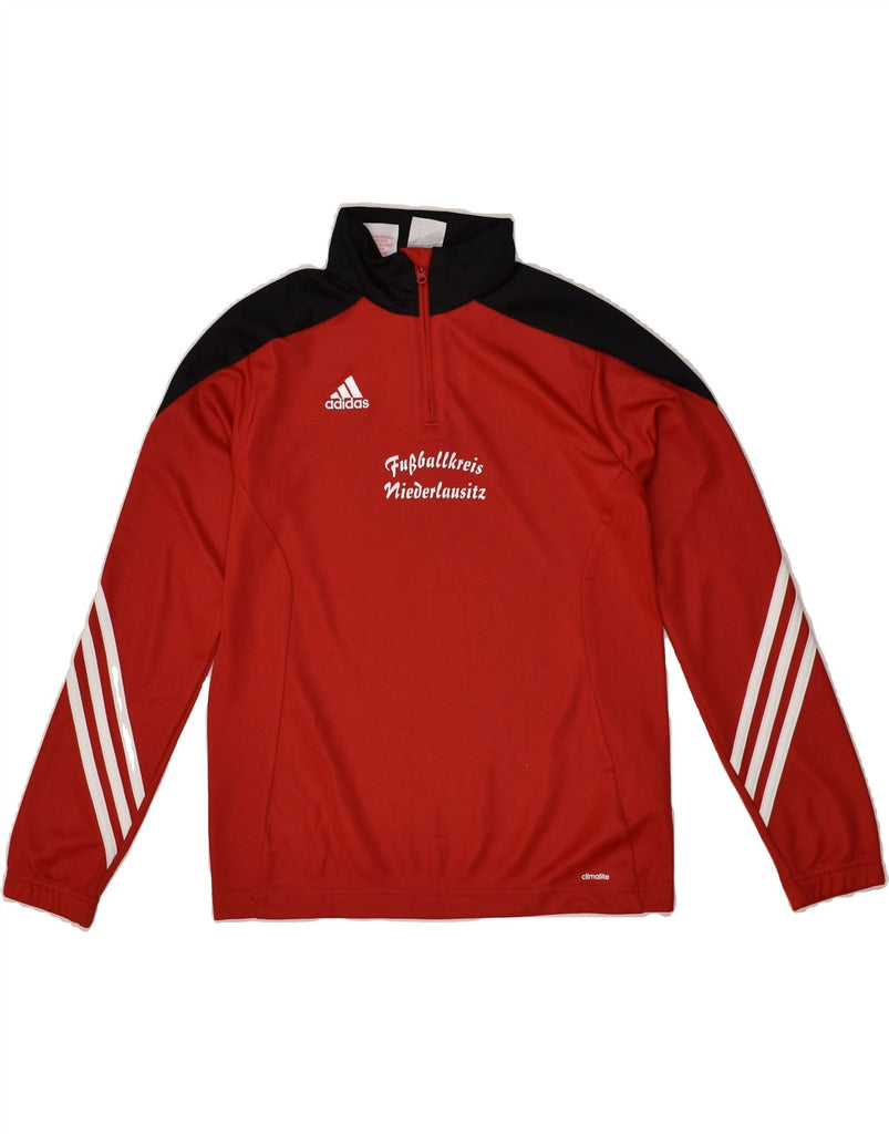 ADIDAS Boys DFB-Stutzpunkt Pullover Tracksuit Top 11-12 Years Large Red | Vintage Adidas | Thrift | Second-Hand Adidas | Used Clothing | Messina Hembry 