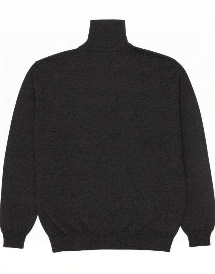 Marks & Spencer Mens Roll Neck Jumper Sweater XL Grey Acrylic