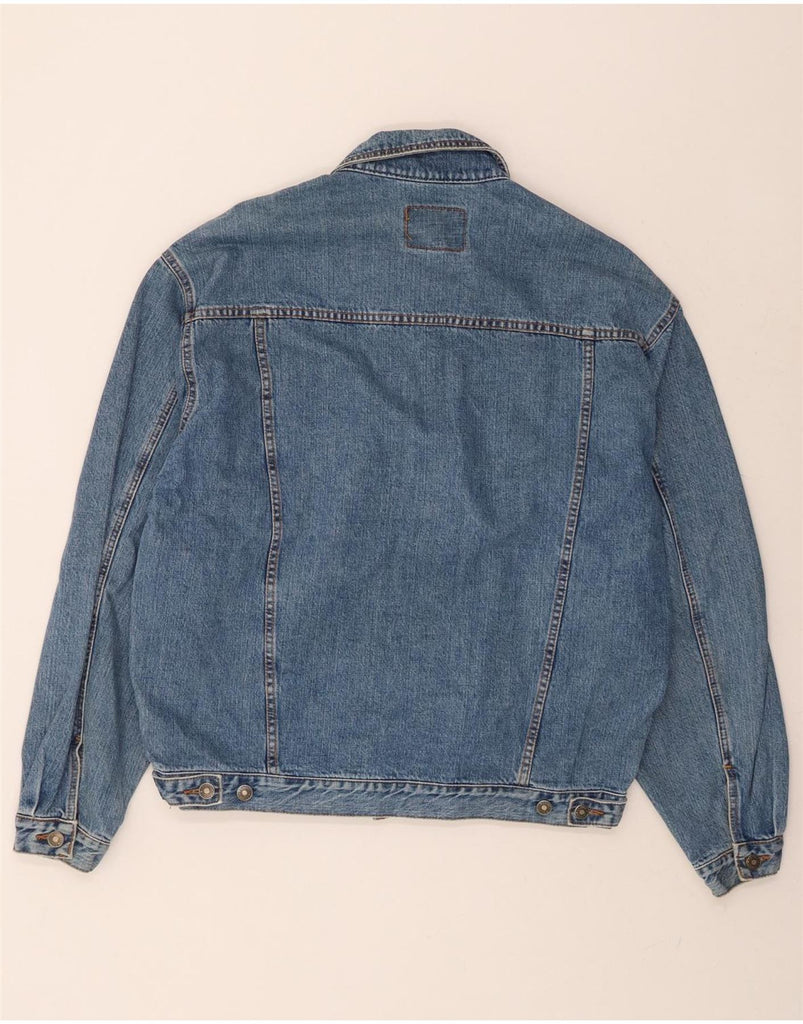 CASUCCI Mens Denim Jacket UK 40 Large Blue Cotton Vintage Casucci and Second-Hand Casucci from Messina Hembry 
