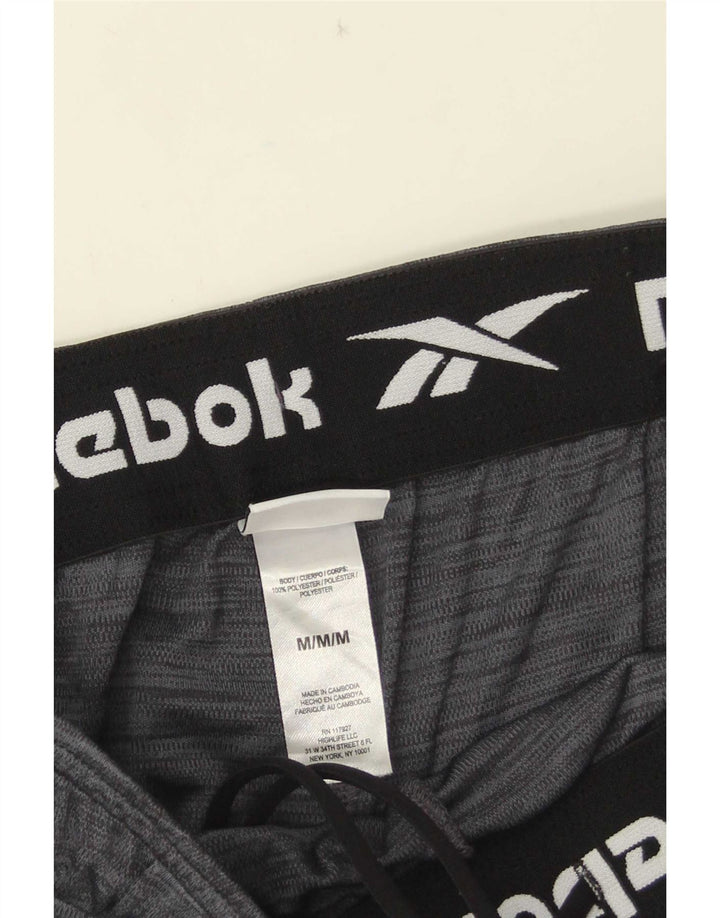 Reebok Mens Sport Shorts Medium  Grey Polyester