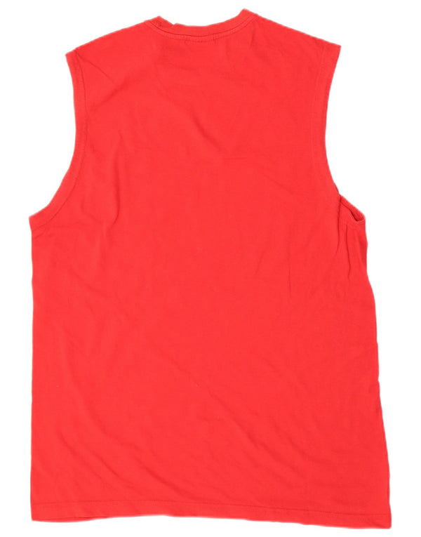 Champion Mens Vest Top 2XL Red Cotton