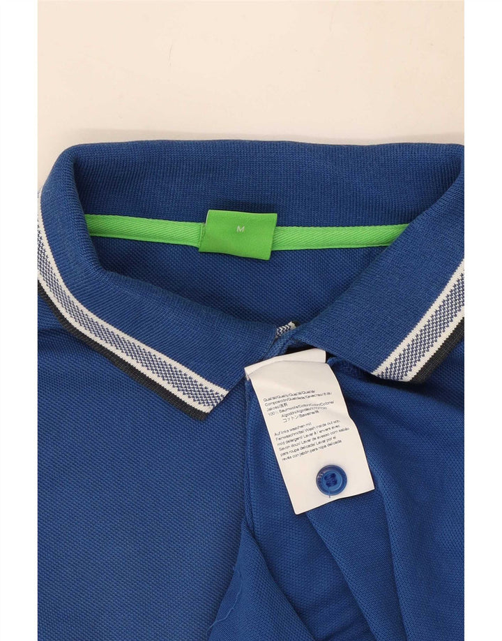 Hugo Boss Mens Regular Fit Polo Shirt Medium Blue Cotton