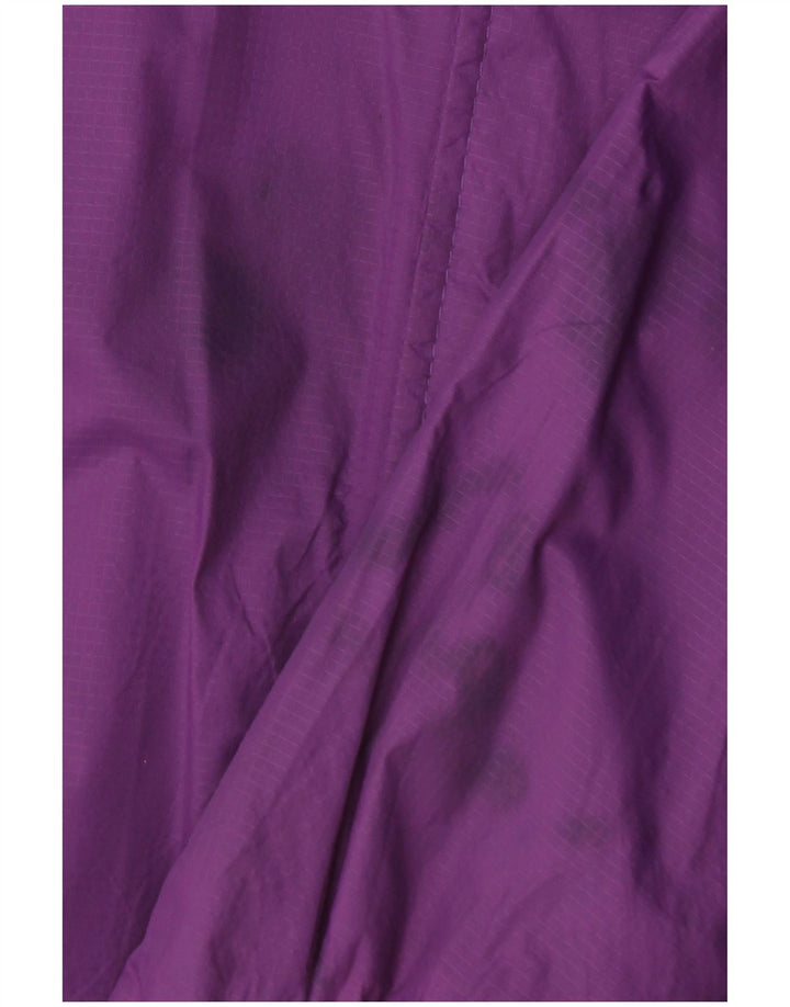 Mountain Warehouse Womens Hooded Rain Jacket UK 12 Medium Purple Nylon