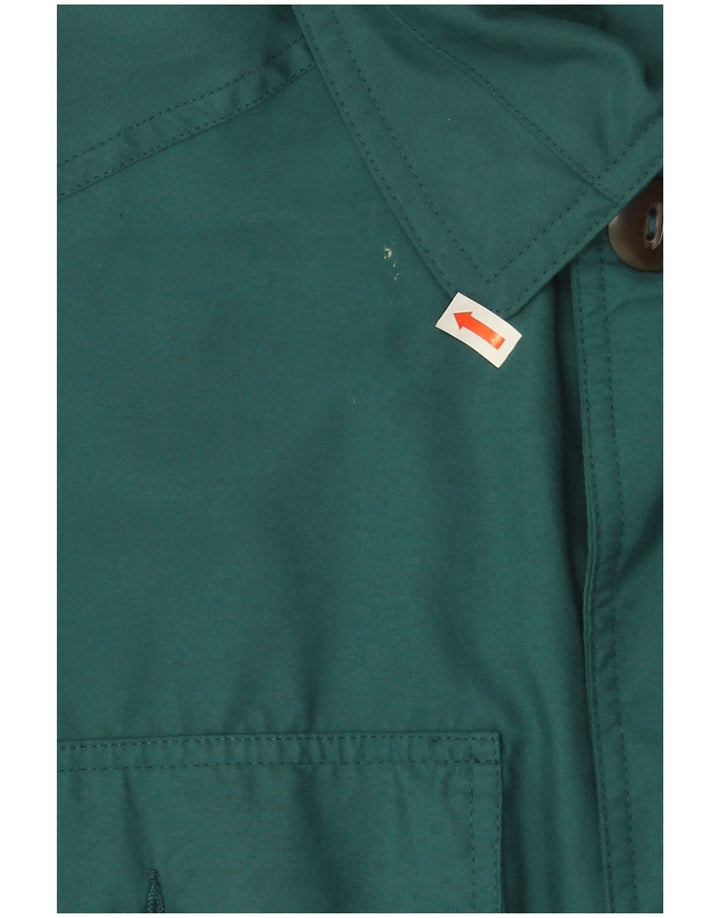 Fila Mens Loose Fit Utility Jacket IT 48 Medium Green Polyester
