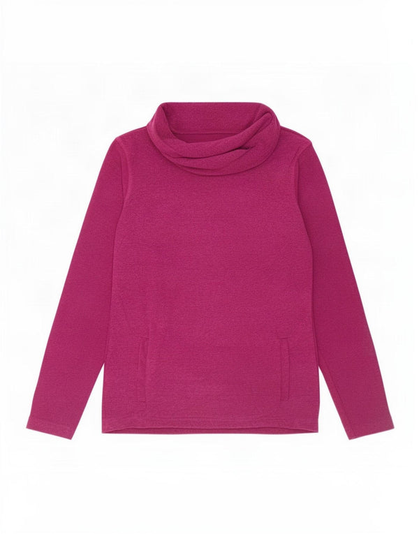 Mountain Warehouse Womens Top Long Sleeve UK 8 Small Purple Polyester