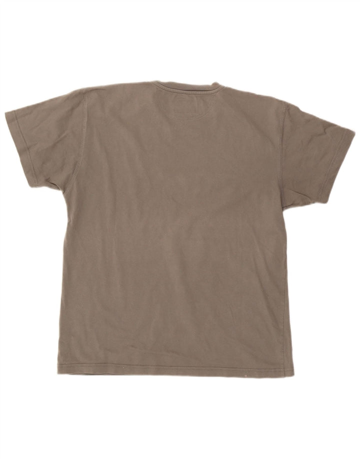 Champion Mens Graphic T-Shirt Top XL Grey Cotton