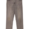Marks & Spencer Womens The Sienna Straight Jeans UK 14 Medium W32 L28 Grey