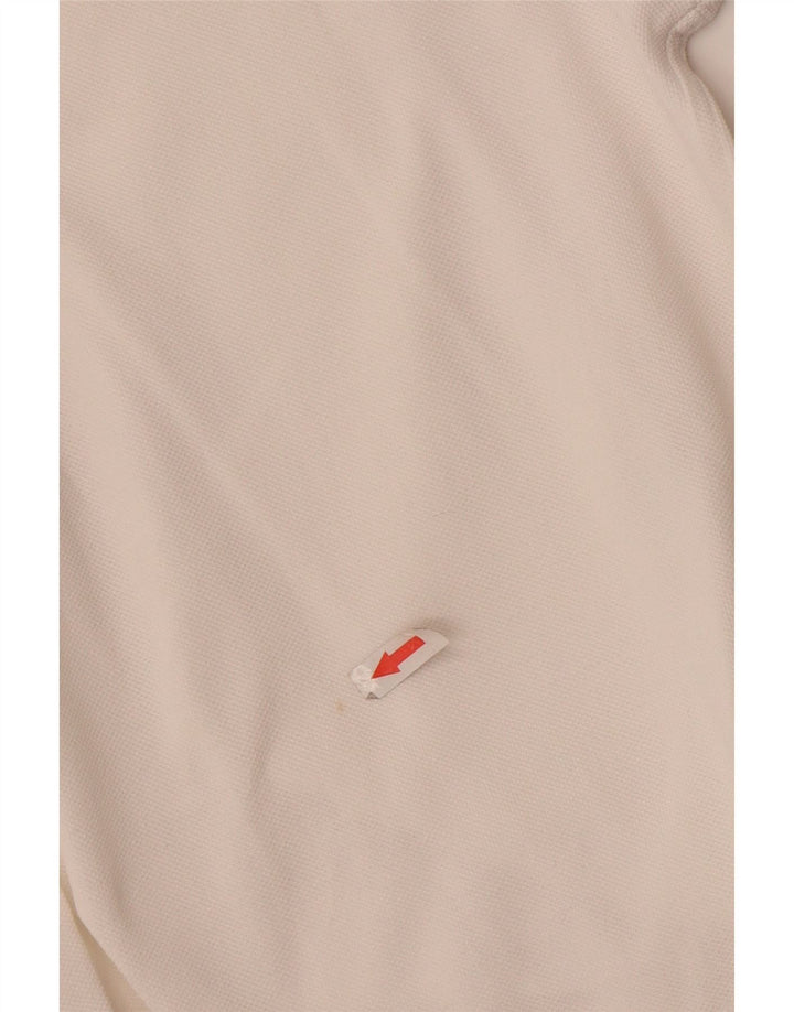 North Sails Mens Polo Shirt Medium White Colourblock Cotton