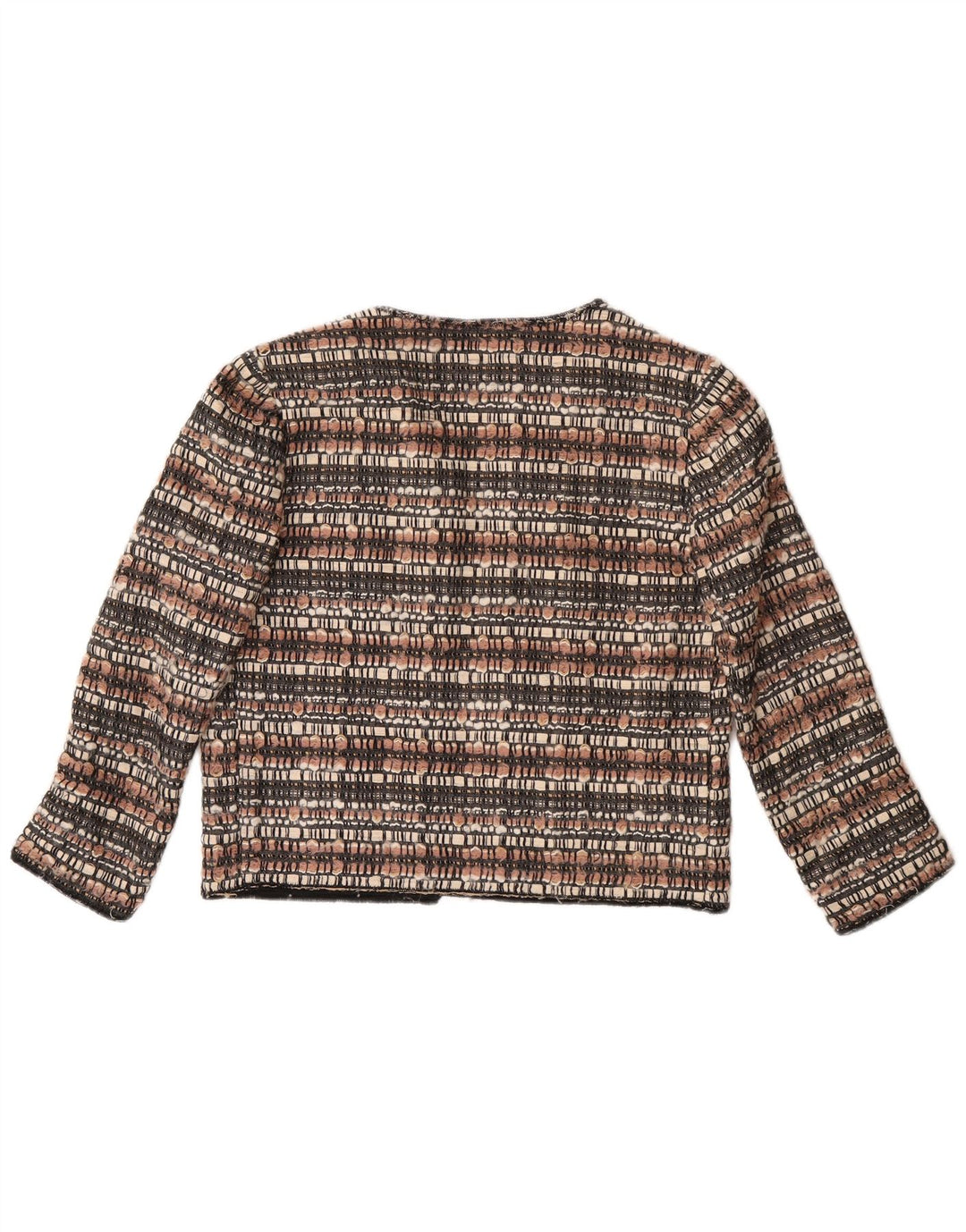 Pinko Womens 3/4 Sleeve Bolero Jacket UK 10 Small  Multicoloured Cotton