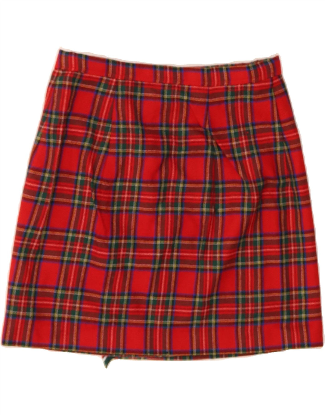VINTAGE Womens Wrap Skirt W26 Small Red Check Vintage Vintage and Second-Hand Vintage from Messina Hembry 