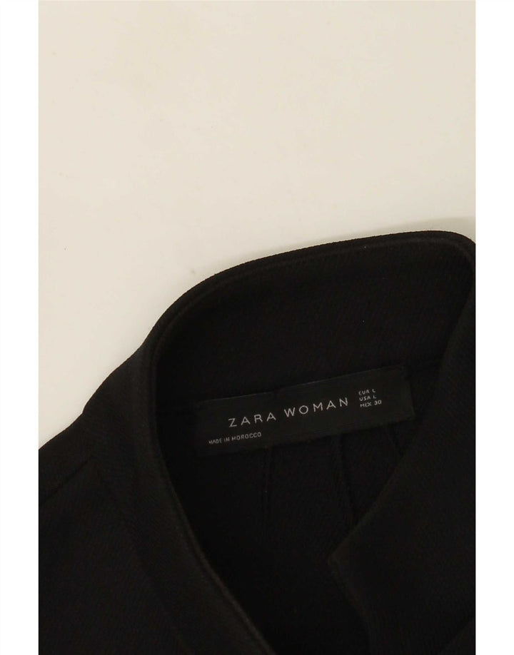 Zara Womens Bolero Jacket UK 14 Large Black