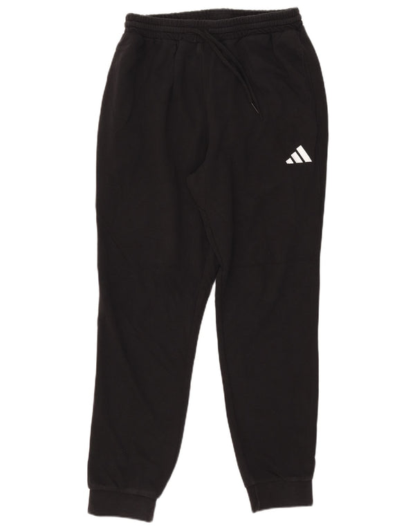 Adidas Mens Tracksuit Trousers Joggers Medium Black Cotton
