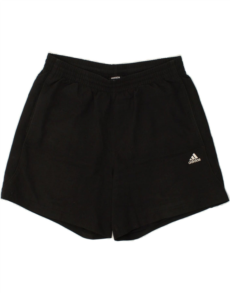 ADIDAS Mens Sport Shorts Medium Black Polyester | Vintage Adidas | Thrift | Second-Hand Adidas | Used Clothing | Messina Hembry 