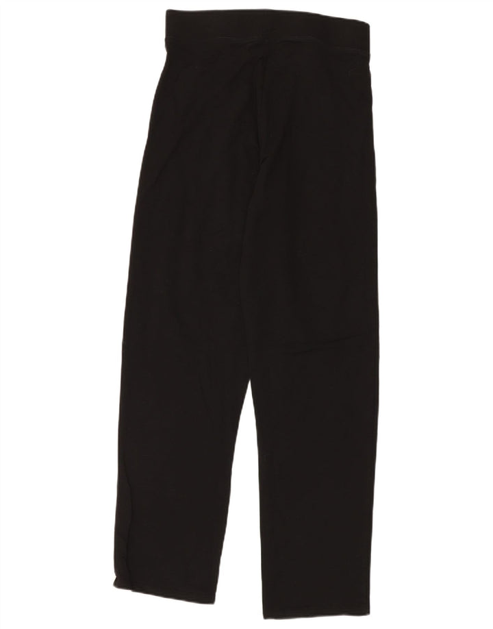 MARKS & SPENCER Womens Tracksuit Trousers UK 10 Small Black Cotton