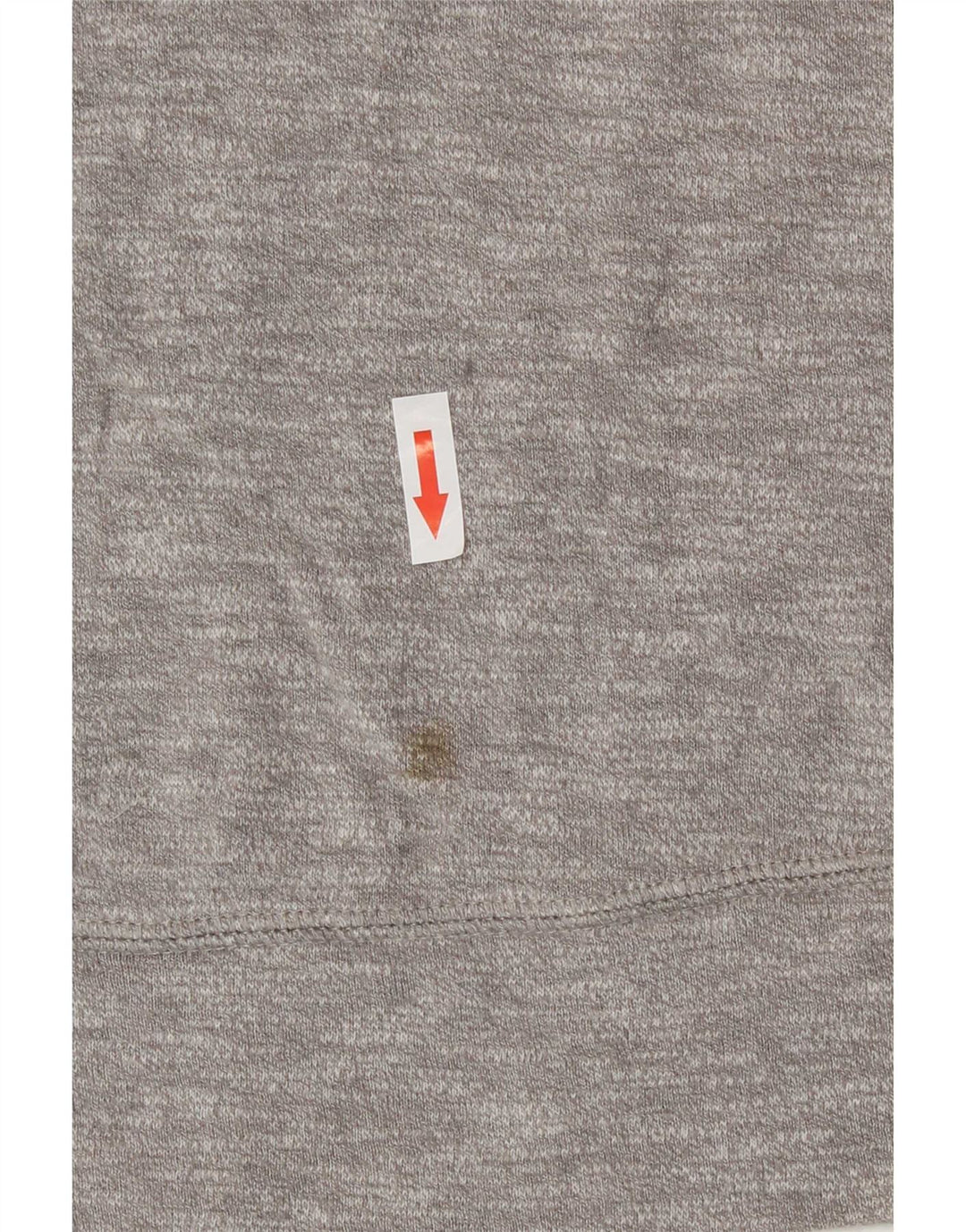 The North Face Womens Sweatshirt Jumper UK 14 Medium Grey Flecked Cotton