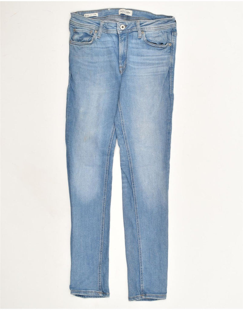 JACK & JONES Womens Liam Skinny Jeans W32 L32 Blue Cotton | Vintage Jack & Jones | Thrift | Second-Hand Jack & Jones | Used Clothing | Messina Hembry 