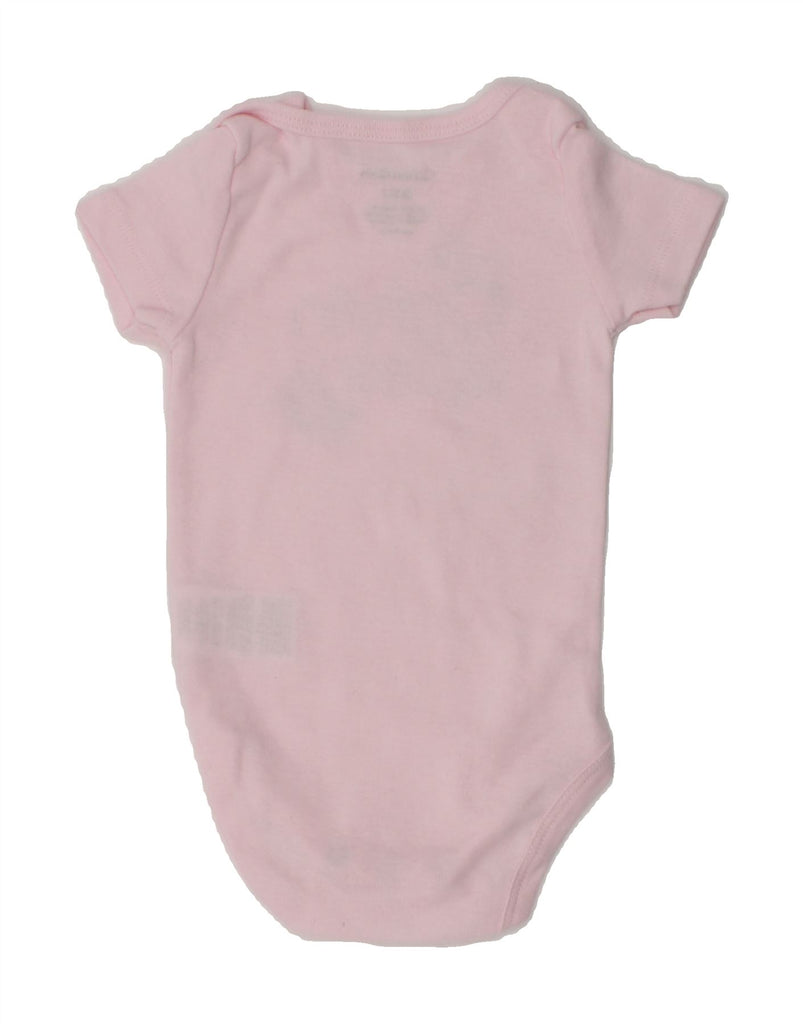 CALVIN KLEIN Baby Boys Bodysuit 0-3 Months Pink Cotton | Vintage Calvin Klein | Thrift | Second-Hand Calvin Klein | Used Clothing | Messina Hembry 