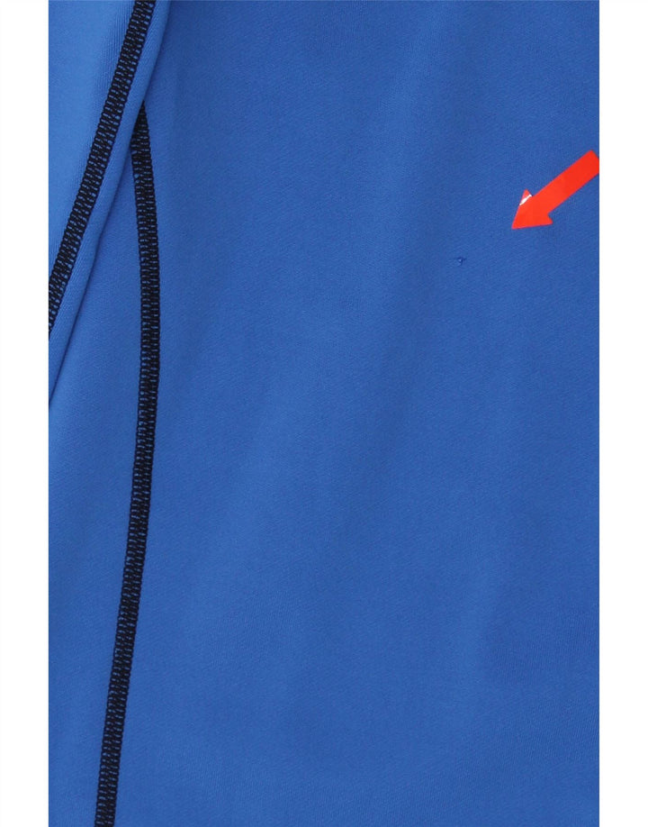 NIKE Womens Dri Fit Top Long Sleeve US 8/10 Medium Blue Polyester Vintage Nike and Second-Hand Nike from Messina Hembry 