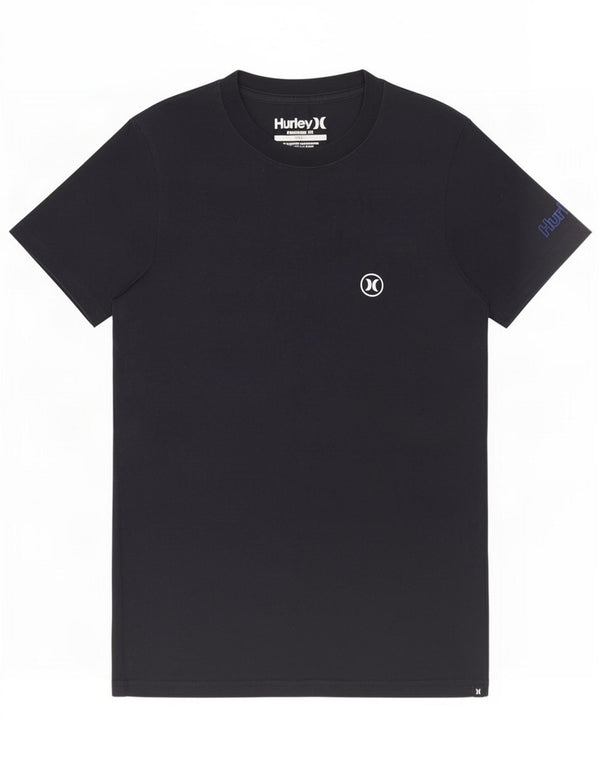 Hurley Mens Premium Fit T-Shirt Top Small Black Cotton