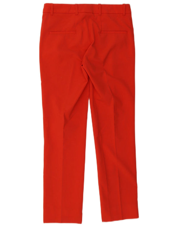 Zara Womens Slim Chino Trousers XS W28 L27 Red