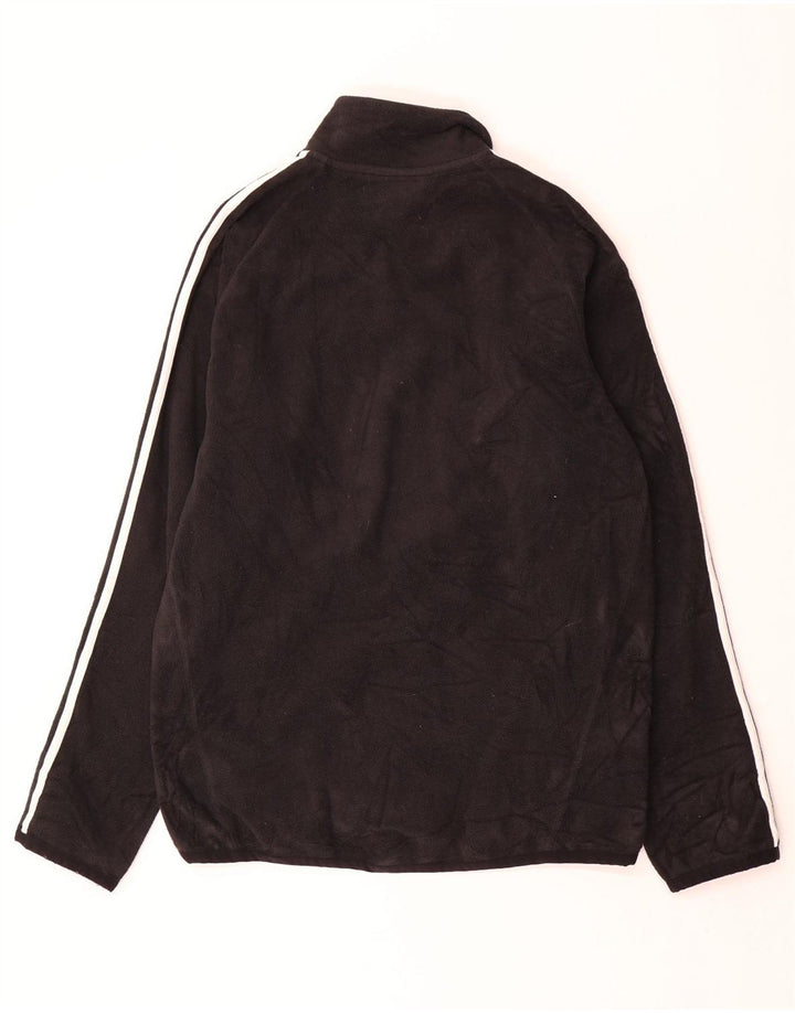 Adidas Mens Clima 365 Fleece Jacket UK 40 Large Black Polyester