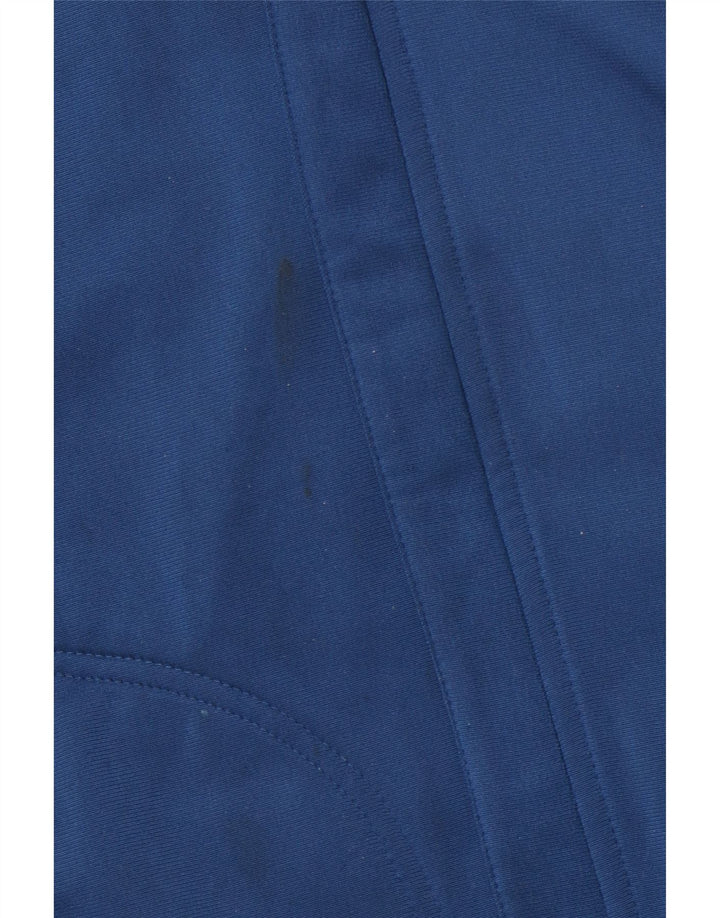 DIADORA Mens Tracksuit Top Jacket UK 40 Large Blue Colourblock Polyester