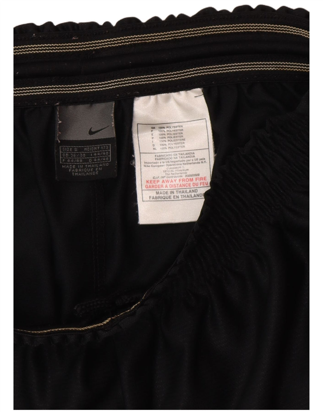 Nike Mens Sport Shorts UK 36/38 Small Black Polyester