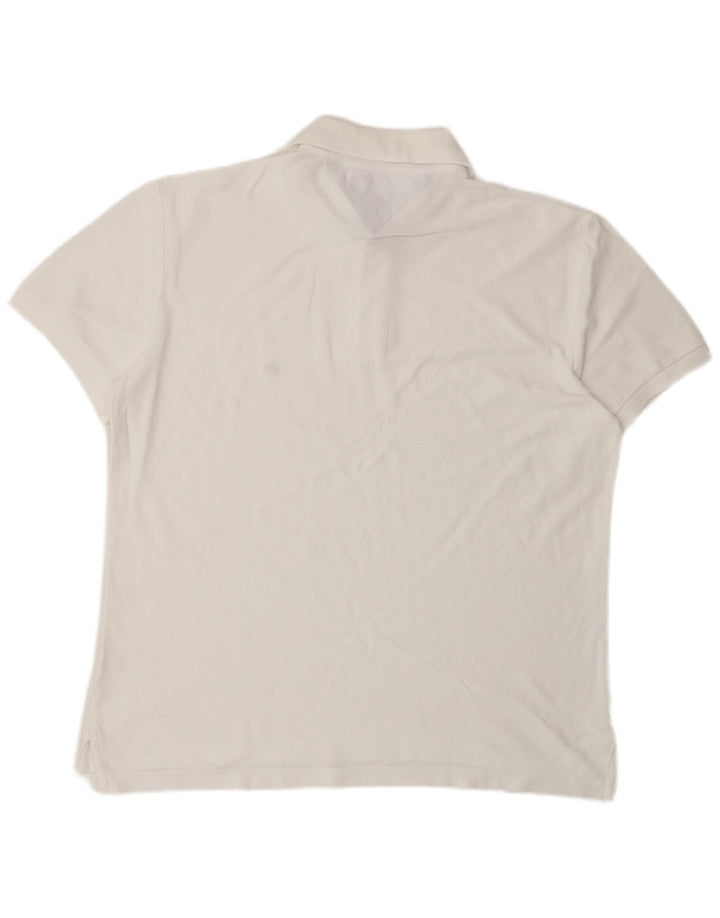 Tommy Hilfiger Mens Regular Fit Polo Shirt XL White