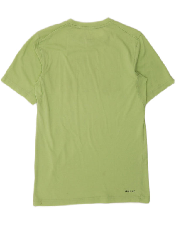 Adidas Mens Aeroready Regular Fit Graphic T-Shirt Top XS Green