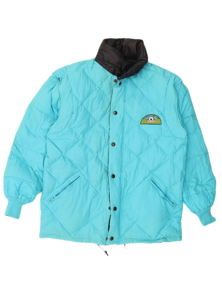 DOLOMITE Mens Reversible Padded Jacket UK 34 XS Black Polyester