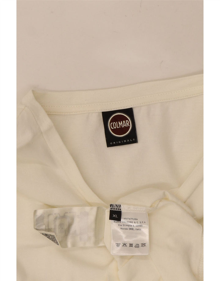 COLMAR Womens T-Shirt Top UK 18 XL White Cotton Vintage Colmar and Second-Hand Colmar from Messina Hembry 