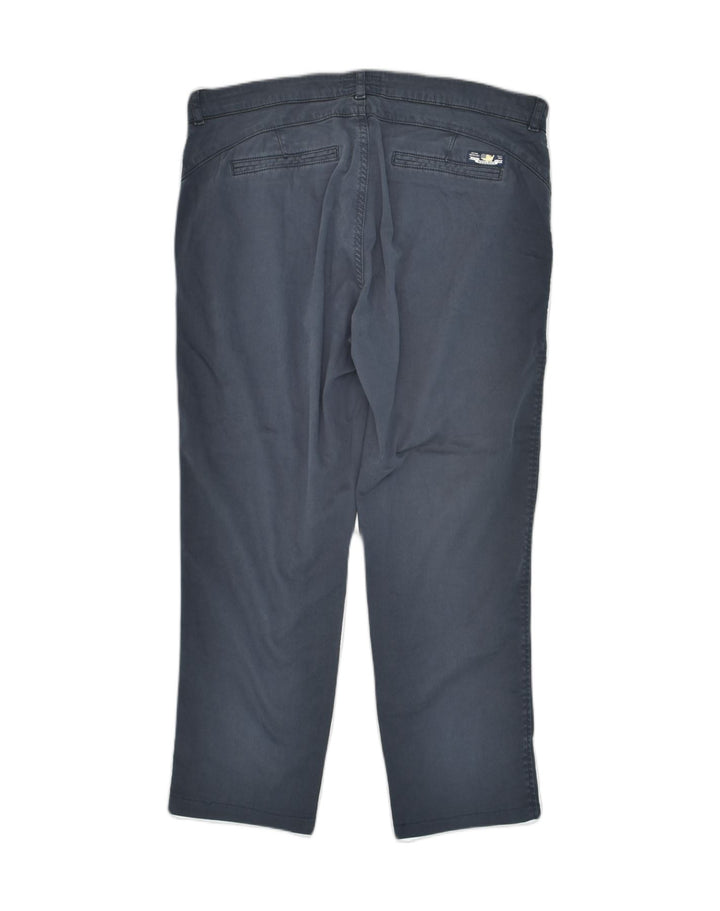 WOOLRICH Womens Slim Fit Chino Trousers W31 L25 Navy Blue Cotton | Vintage Woolrich | Thrift | Second-Hand Woolrich | Used Clothing | Messina Hembry 