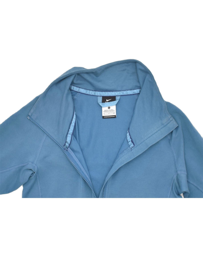 NIKE Womens Tracksuit Top Jacket Small Blue Cotton | Vintage | Thrift | Second-Hand | Used Clothing | Messina Hembry 