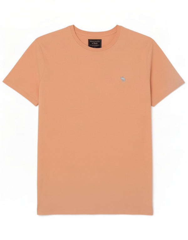 Abercrombie & Fitch Mens T-Shirt Top Small Pink Cotton
