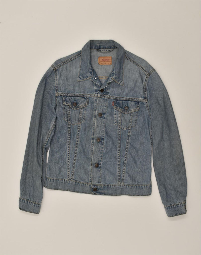 LEVI'S Girls Denim Jacket 15-16 Years Large Blue Cotton | Vintage Levi's | Thrift | Second-Hand Levi's | Used Clothing | Messina Hembry 