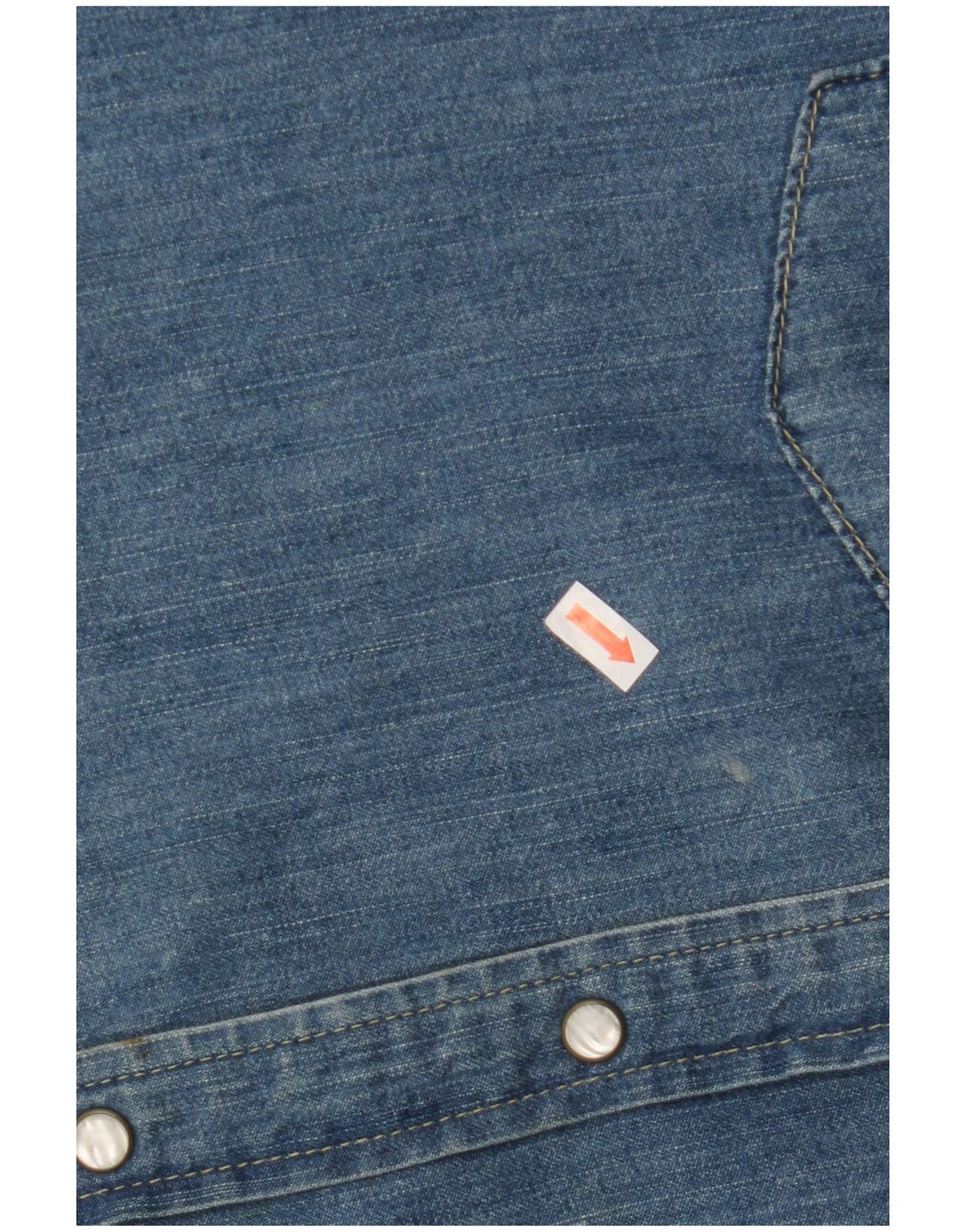 LEVI'S Mens Denim Shirt Large Blue Cotton