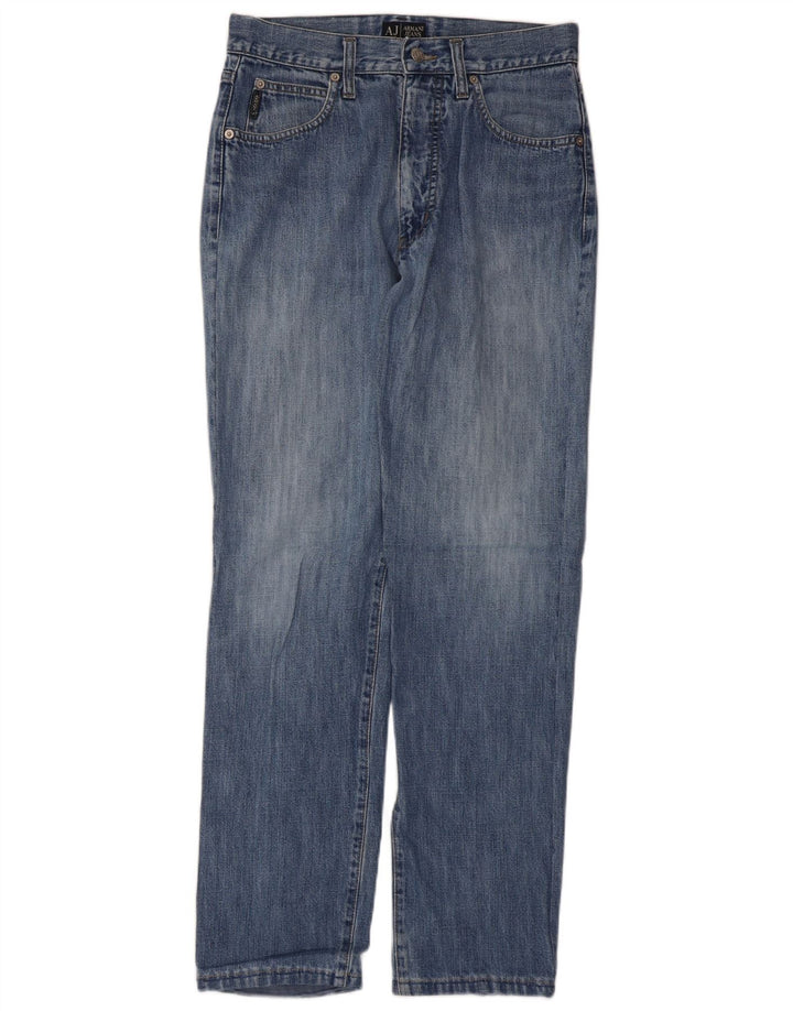 Armani Mens Straight Jeans W31 L30 Blue