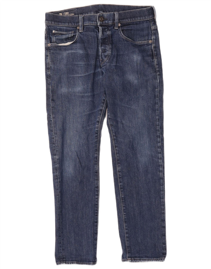 G-Star Mens Tapered Jeans W32 L30 Blue Cotton