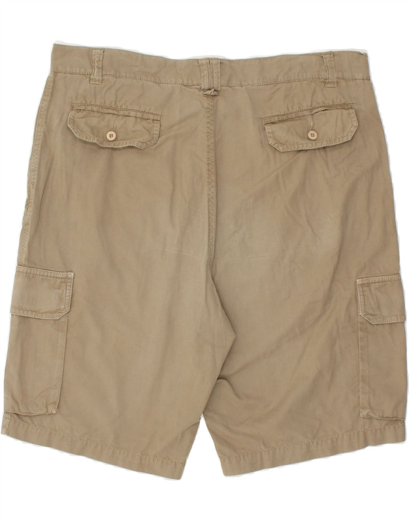 SEA BARRIER Mens Cargo Shorts IT 54 2XL W38 Beige Cotton | Vintage Sea Barrier | Thrift | Second-Hand Sea Barrier | Used Clothing | Messina Hembry 