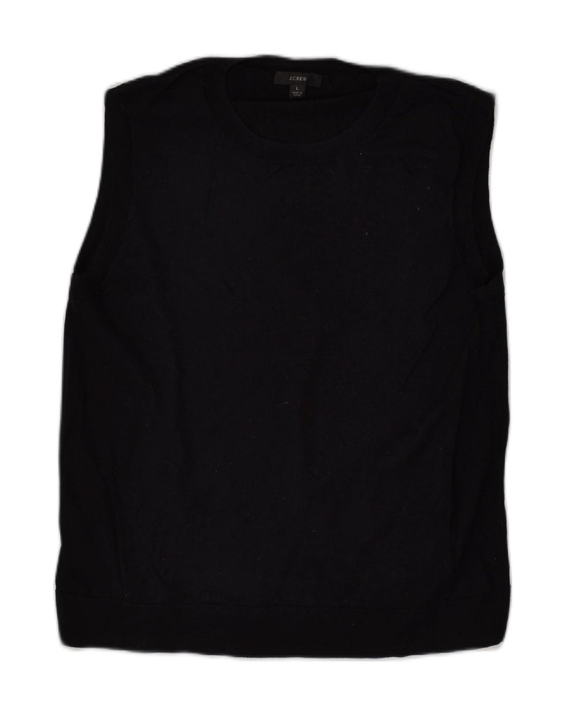 J. CREW Mens Vest Tank Top Large Black Cotton | Vintage J. Crew | Thrift | Second-Hand J. Crew | Used Clothing | Messina Hembry 