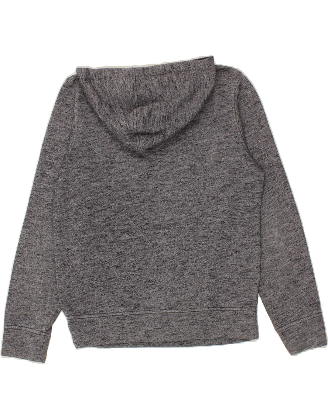 JACK & JONES Mens Graphic Hoodie Jumper XS Grey Flecked Polyester Vintage Jack & Jones and Second-Hand Jack & Jones from Messina Hembry 